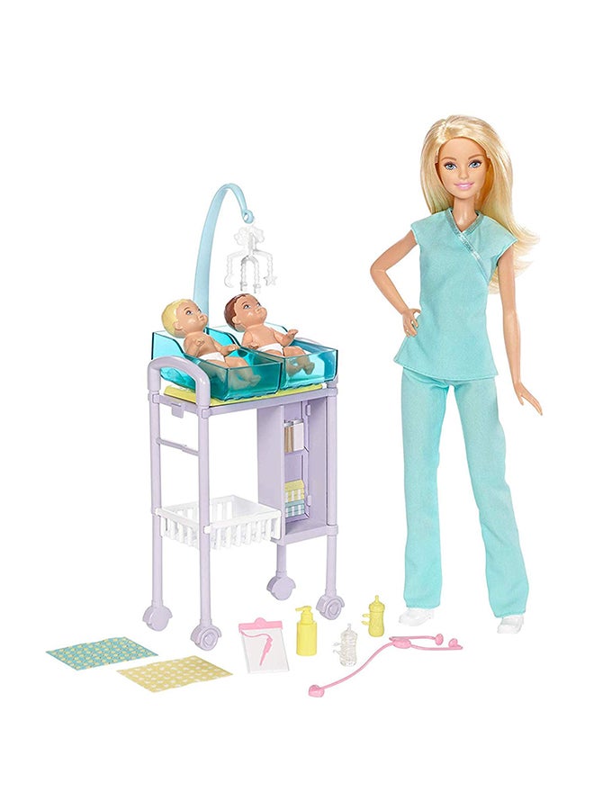 Barbie Baby Doctor Doll Playset 6 x 21.6 x 32.4cm  - Image 2