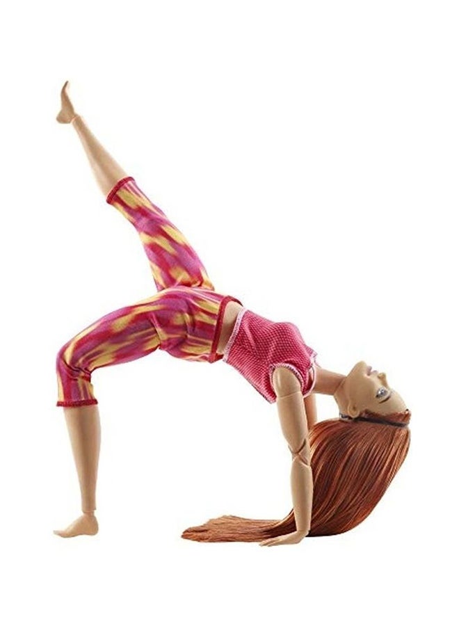 Barbie - Made To Move Doll With 22 Flexible Joints Long Straight Hair Wearing Athleisure-Wear 1.5 x 3.5 x 12cm - Image 1