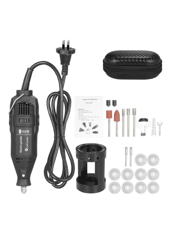 Handheld Chainsaw Grinder With Accessories Black/White/Silver  - Image 1