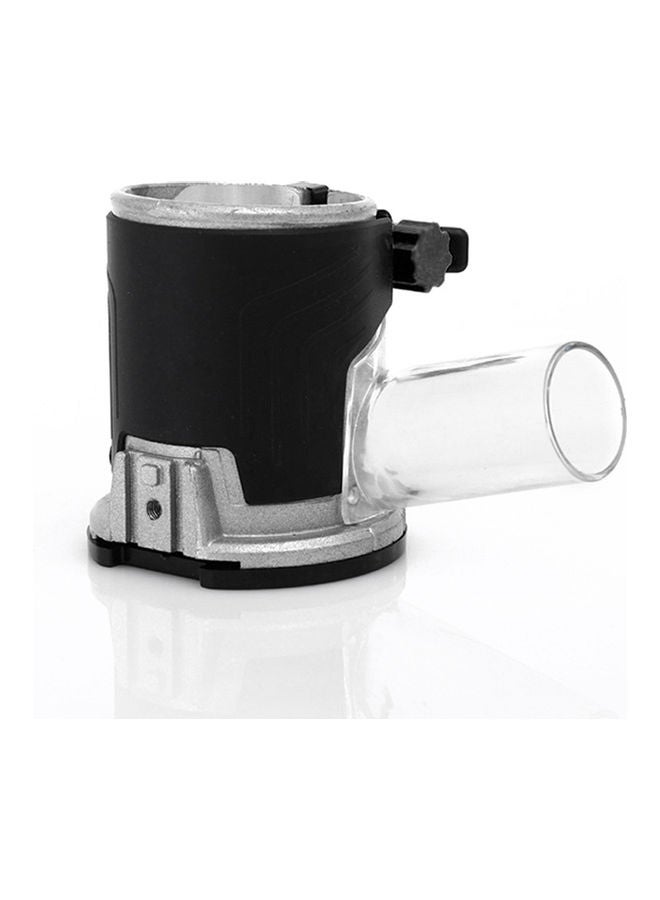 Aluminum Plunge Router Base Black/Silver - Image 1