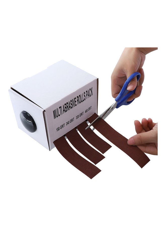 4-Piece Sanding Belt Set Red  - Image 3