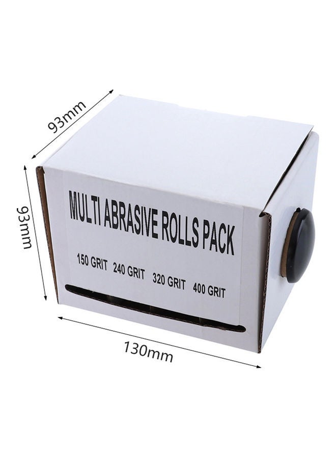 4-Piece Sanding Belt Set Red  - Image 4