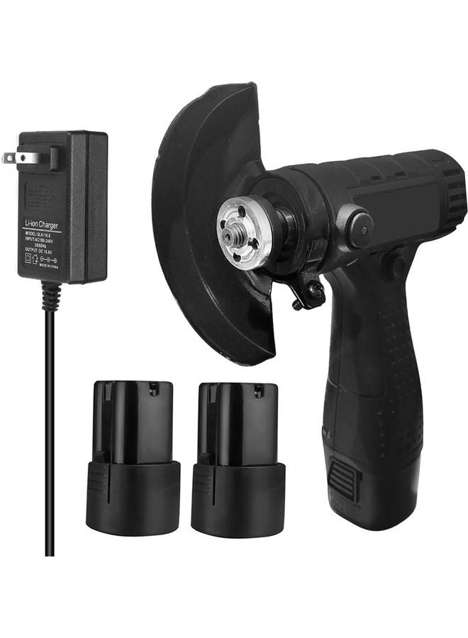 Mini Cordless Angle Angle Grinder Set Black - Image 1