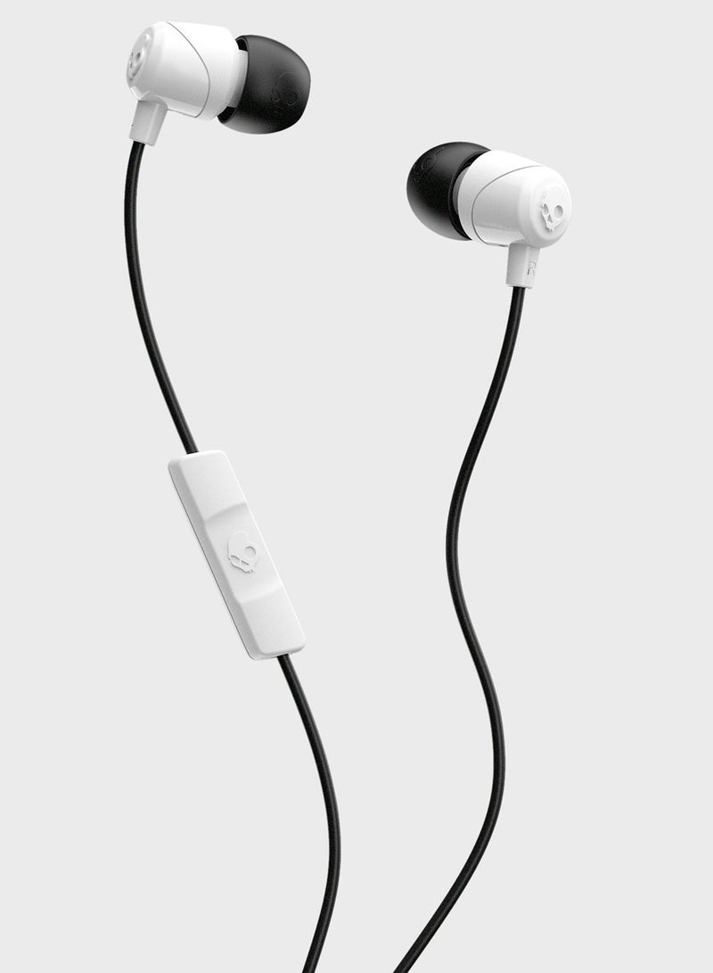 Skullcandy Jib In-Ear Wired Earphones With Mic White/Black - Image 1