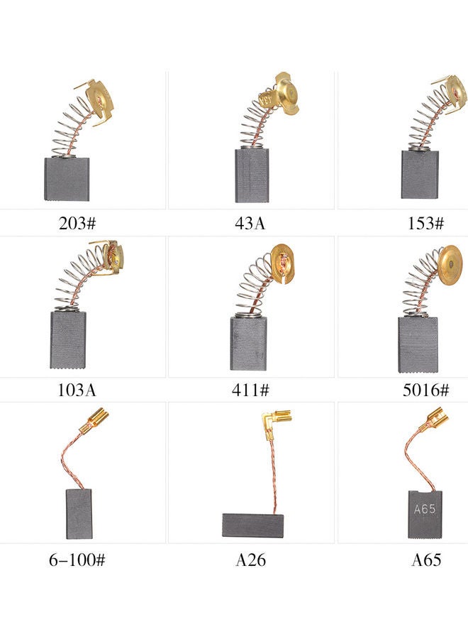 طقم فرش كربون صغيرة مكون من 10 قطع متعدد الألوان - Image 5