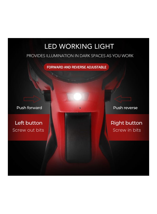 KKmoon Multifunctional Electric Drill Red/Black - Image 4