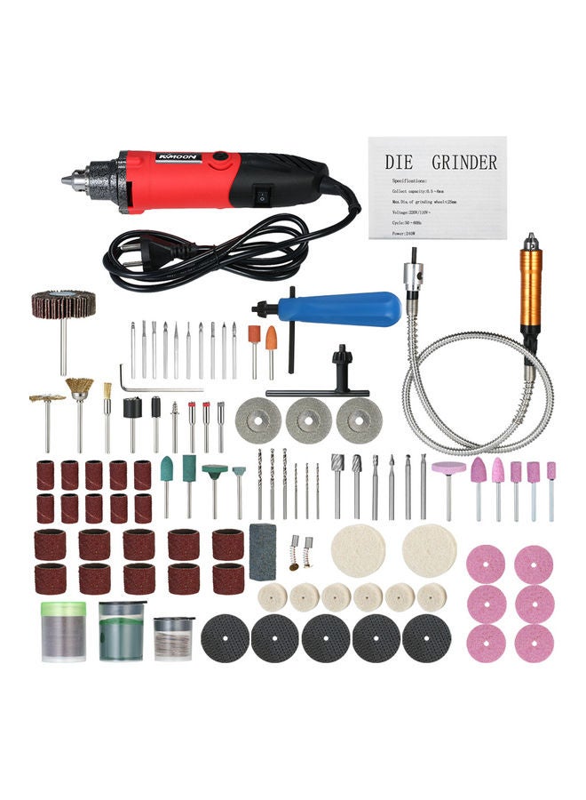 KKmoon Multi-Functional Professional Electric Grinder Set Multicolour - Image 1