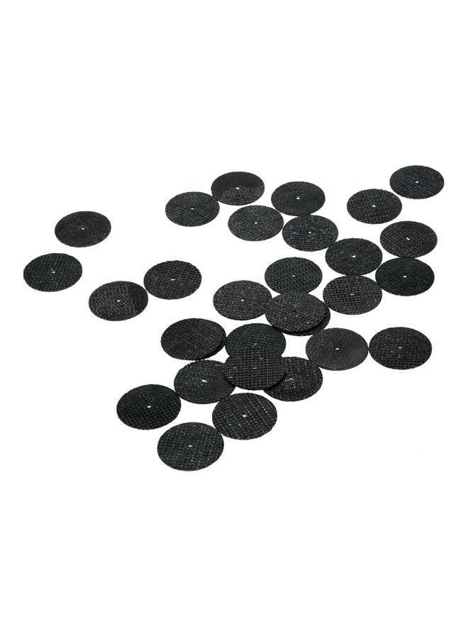 Generic 30-Piece Reinforced Cutting Sand Wheel Disc Set Black  - Image 2