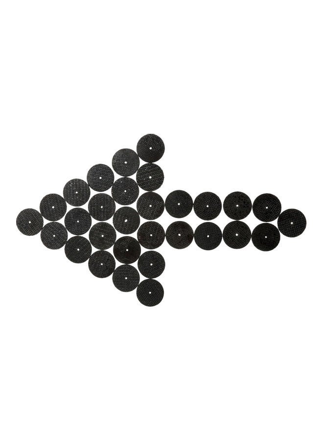 Generic 30-Piece Reinforced Cutting Sand Wheel Disc Set Black  - Image 4