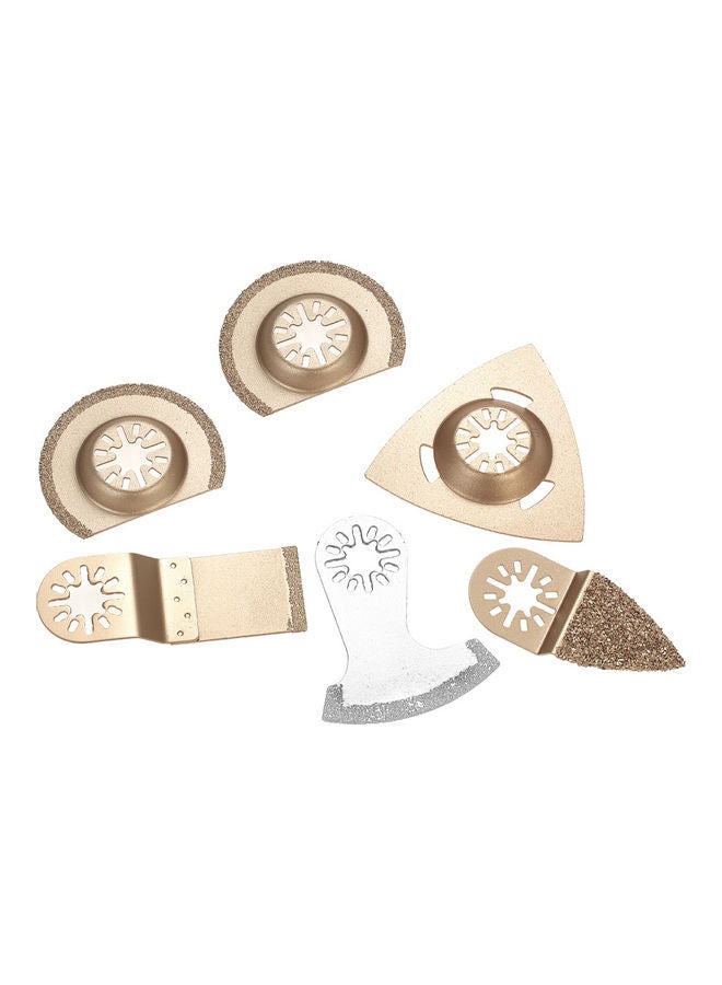 KKmoon 6-Piece Mix Oscillating Grinding Sheet Set Multicolour - Image 2