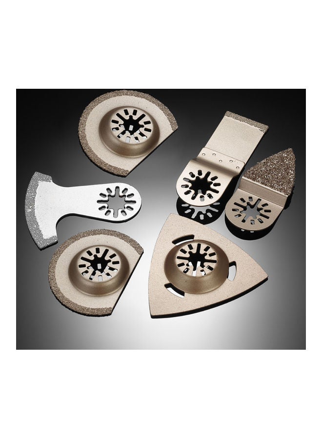 KKmoon 6-Piece Mix Oscillating Grinding Sheet Set Multicolour - Image 4