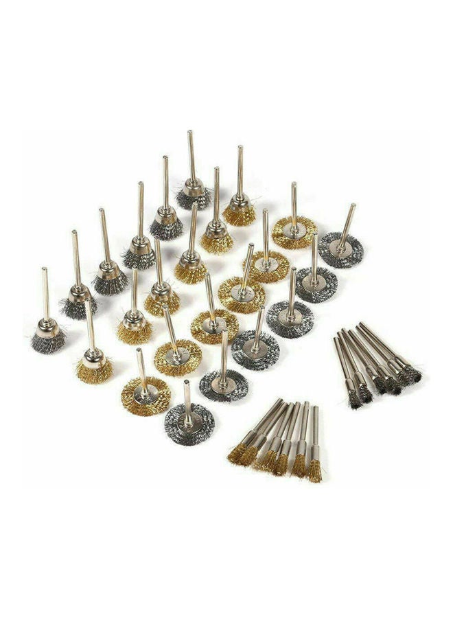 36PCS Steel Wired Brush Multicolour - Image 2