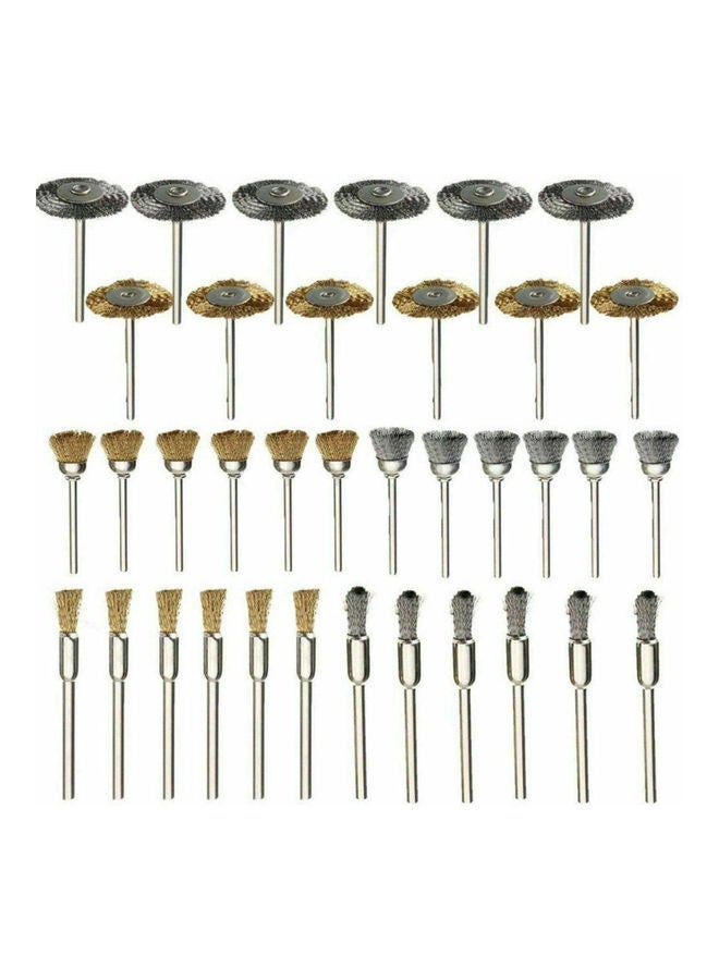 36PCS Steel Wired Brush Multicolour - Image 5