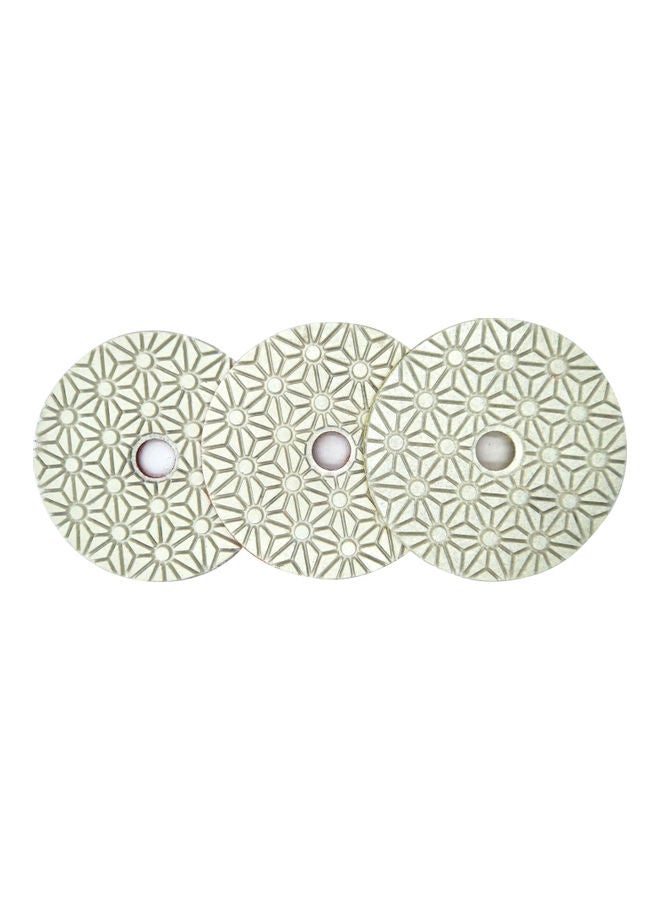 3-Piece Polishing Pad Set Beige  - Image 2