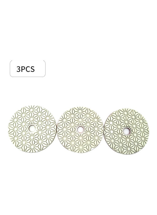 3-Piece Polishing Pad Set Beige  - Image 1