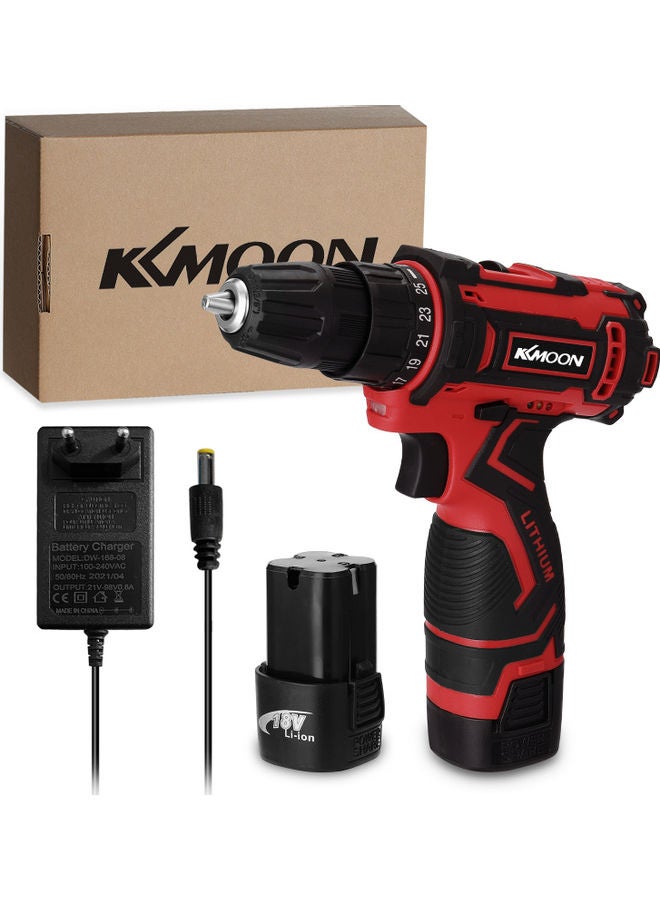 KKmoon Multifunctional Electric Drill Black/Red - Image 1