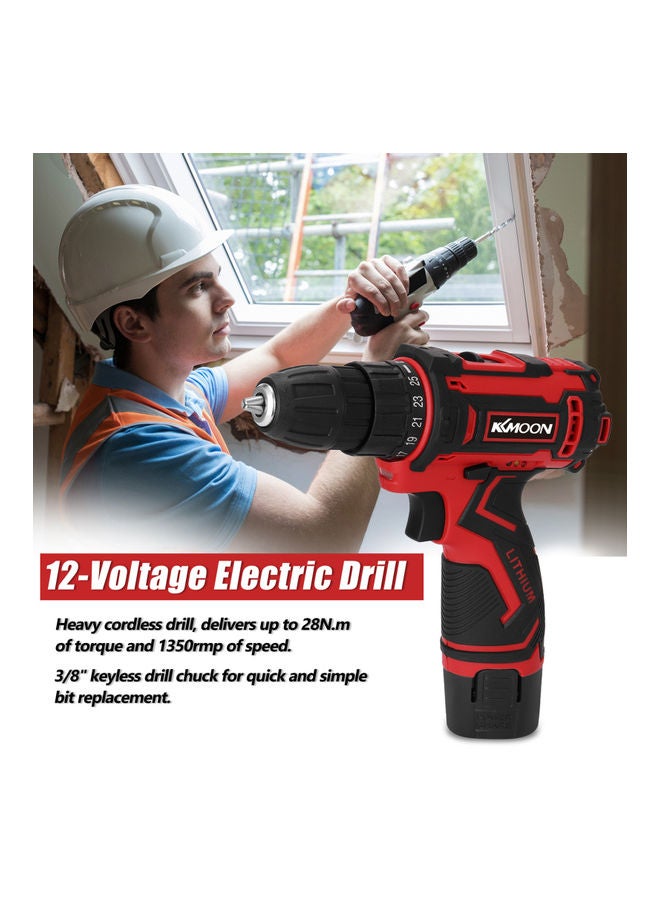 KKmoon Multifunctional Electric Drill Red/Black - Image 4