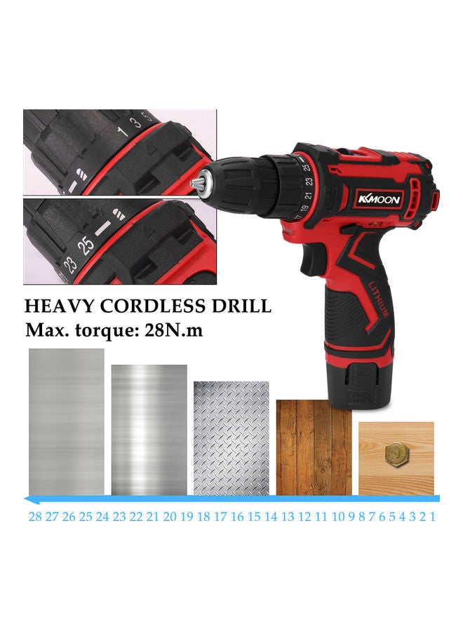 KKmoon Multifunctional Electric Drill Red/Black - Image 5