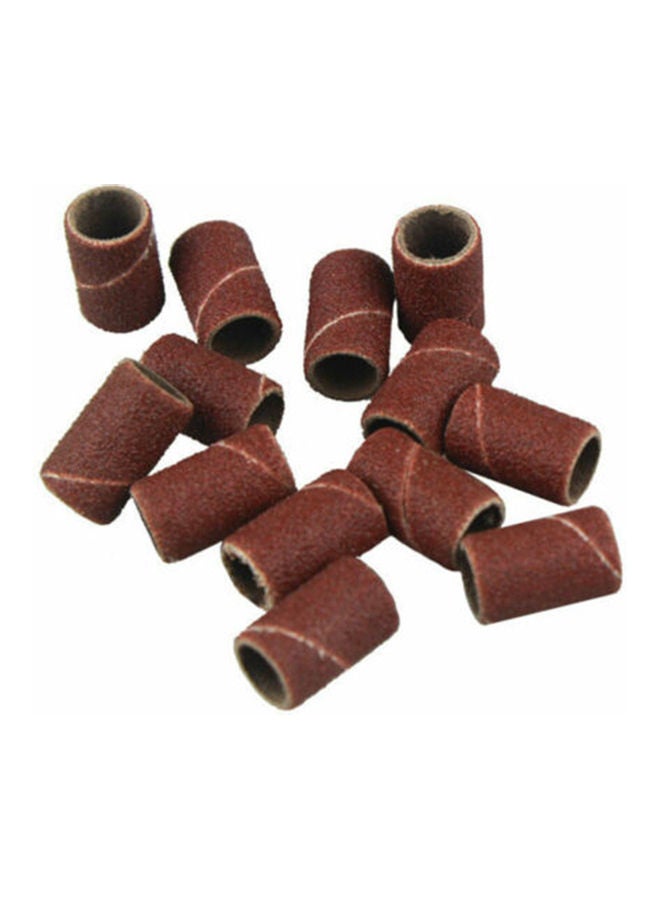 مجموعة أسطوانات صنفرة بني  - Image 3