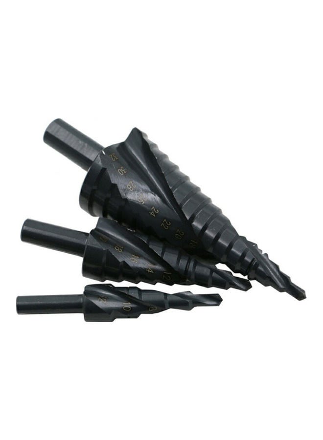 3-Piece HSS Drill Bit Set Black - Image 4