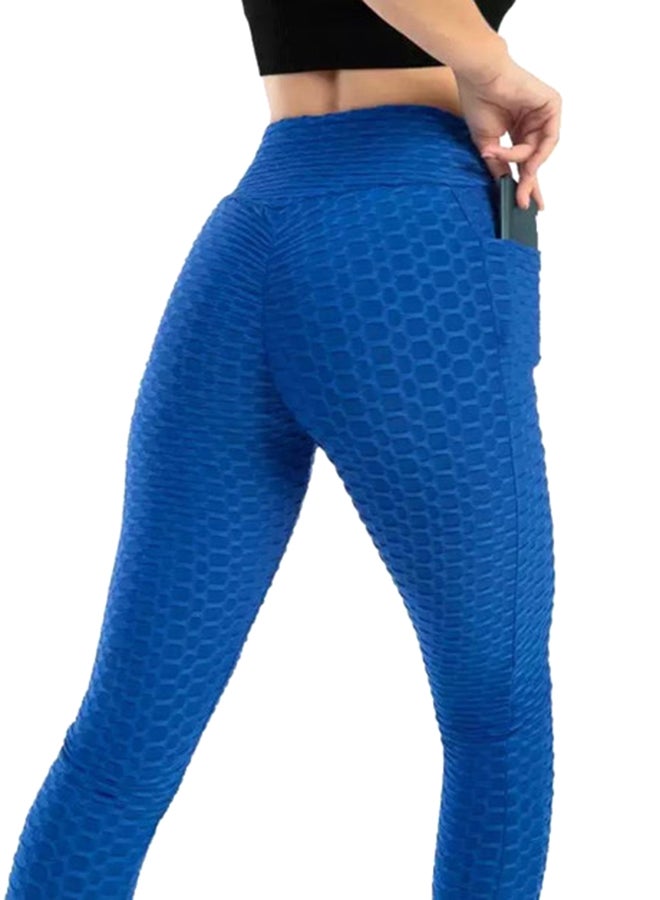 Generic Anti Cellulites Leggings in Navy Blue US Largecm 