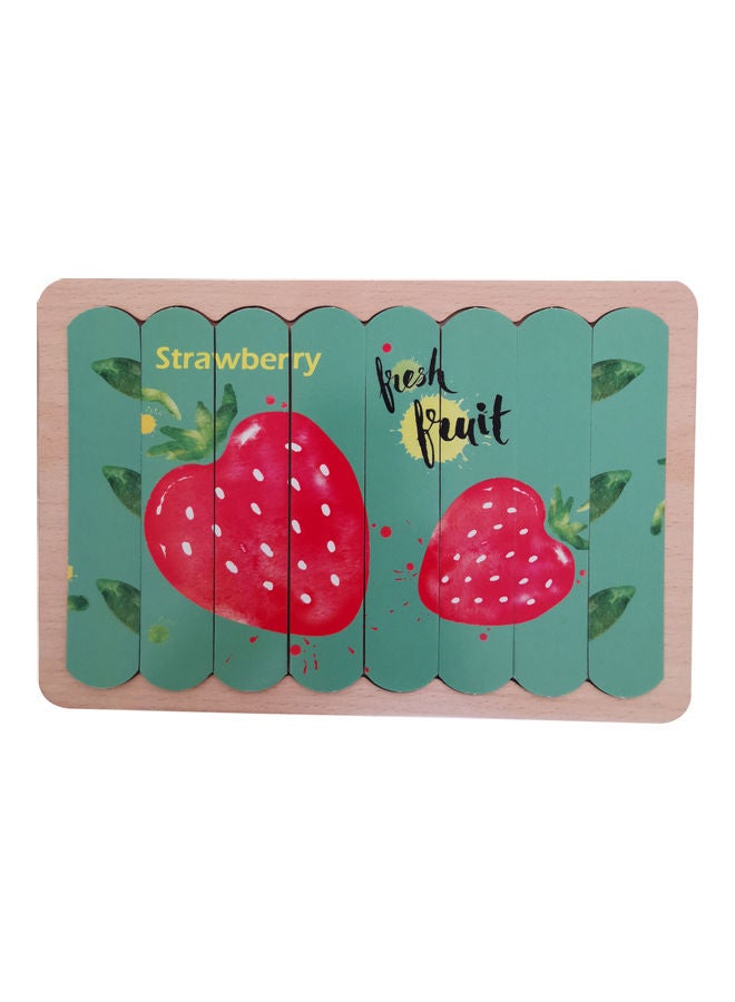 Creative Wooden Double-Sided Strip Puzzle Story Toy - Image 1