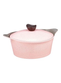 Neoflam Pote Granite Cooking Pot Pink 28cm  - Image 1