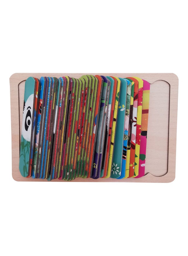 Creative 3D Wooden Double-Sided Strip Puzzle Story Toy - Image 3