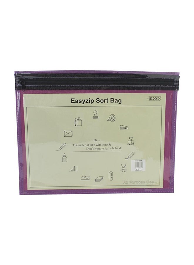 روكو جراب بجيب واحد وبسحاب سهل الغلق أرجواني