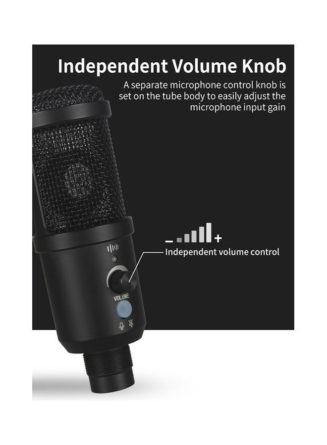 Arabest Gaming Recording USB Studio Condenser Microphone with Stand - Image 2