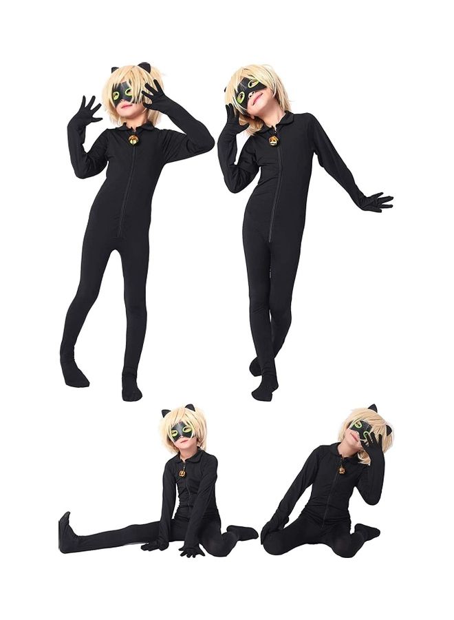 MissTiara 4-Piece Cat Costume for Kids XS - Image 4