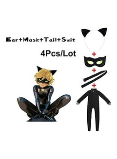MissTiara 4-Piece Cat Costume Set for Kids M  - Image 2