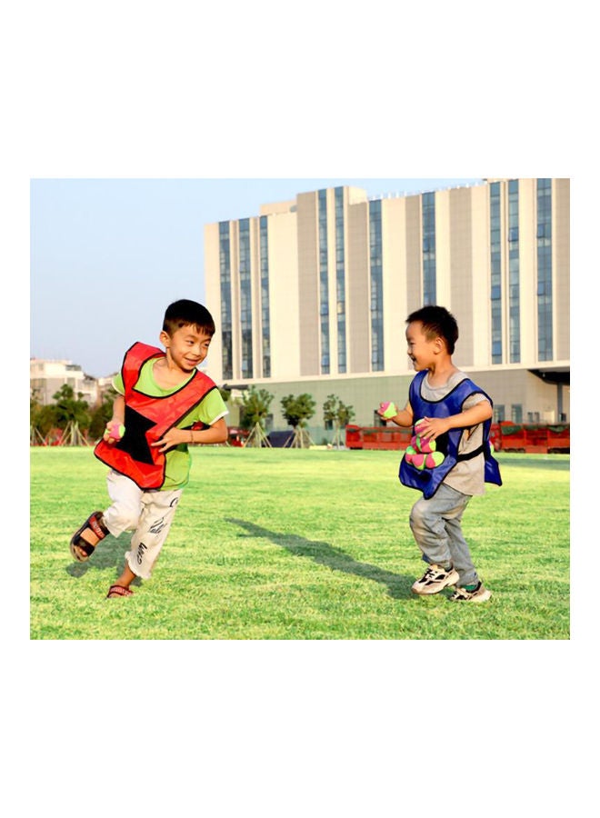 MissTiara 5-Piece Ball with Sticky Vest Outdoor Sports Game  - Image 3