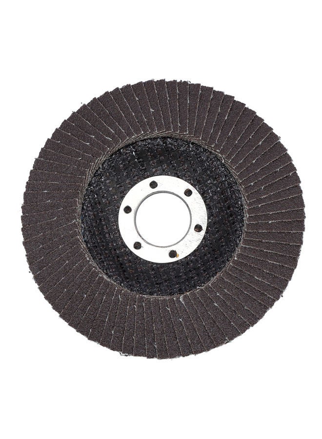 GEEPAS Flap Disc 115mm X 22.2- Perfect for All 4.5" Angle Grinders, Grit P120 | 22.2mm Bore Size with Aluminium Oxide Grit | Ideal for Rust Removal & Deburring Jobs Black  - Image 2