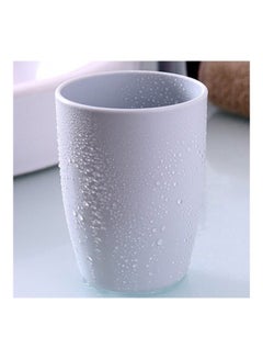 Simple Plastic Toothbrush Holder Blue 11 x 8 x 11cm