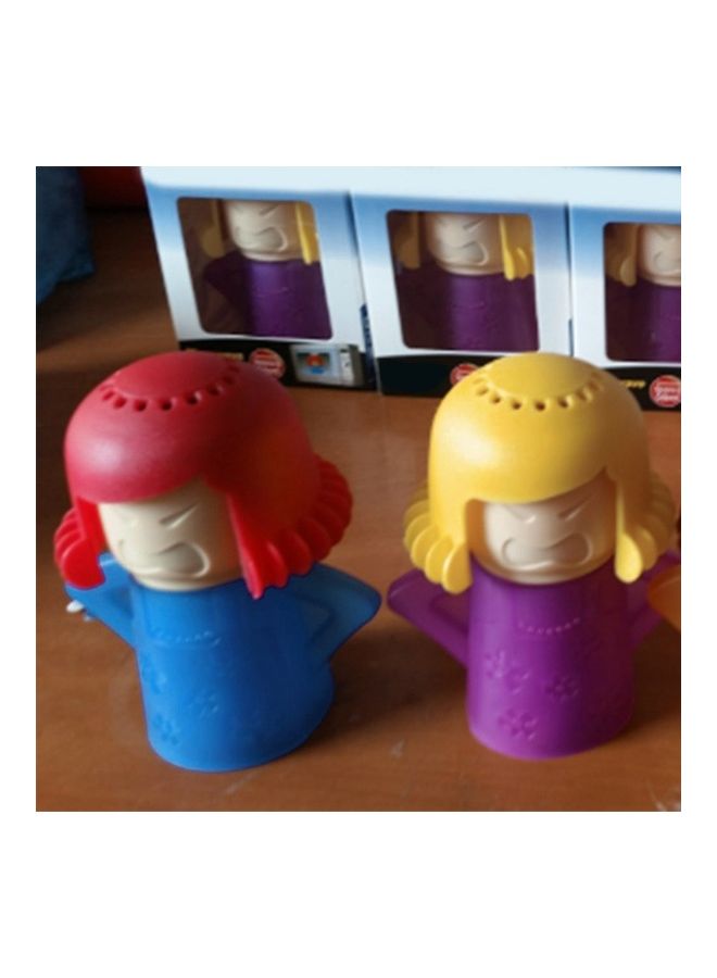 Household Plastic Microwave Oven Steam Cleaner Yellow - Image 4