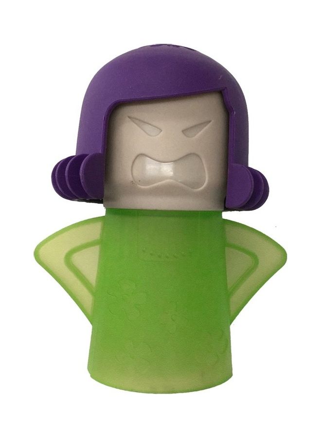 Plastic Microwave Oven Steam Cleaner Green - Image 2