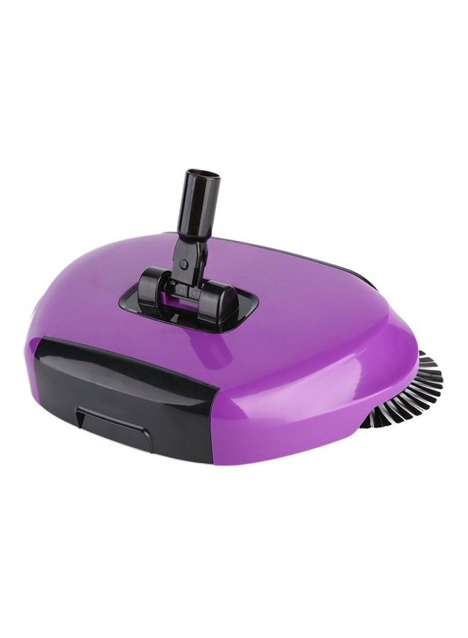 Practical Hand Push Type Sweeping Machine Broom Dustpan Set Purple/Black - Image 4
