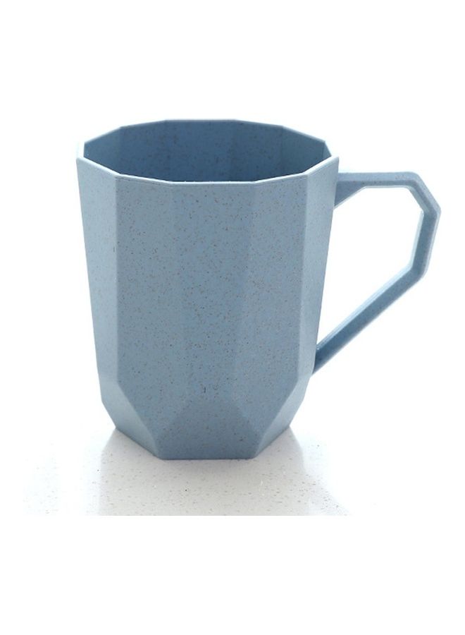 حامل فرش الأسنان على شكل كوب شاي أزرق 8 x 8 x 9.5سم 