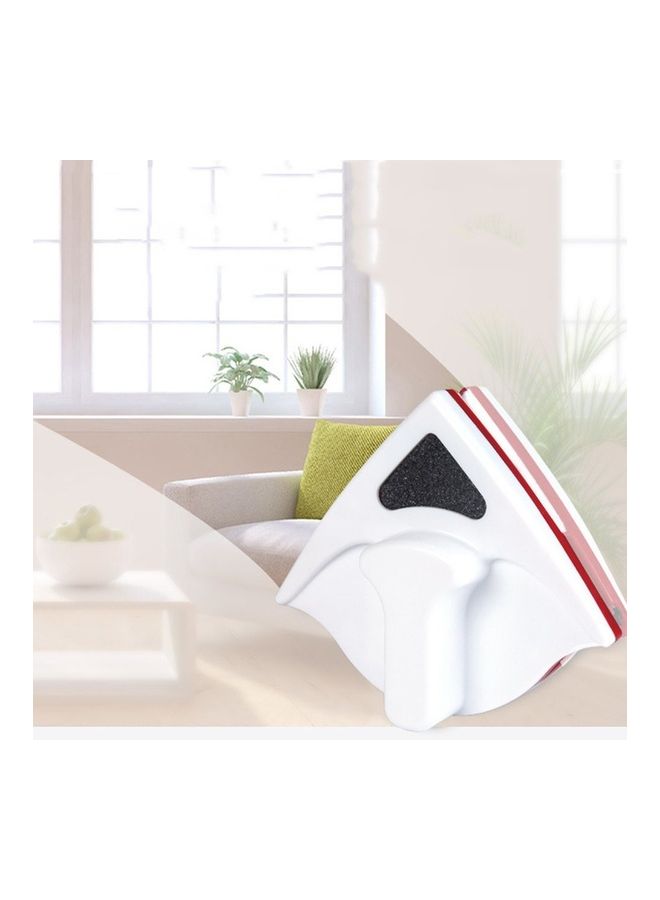 Double Sided Magnetic Window Glass Cleaner Wiper Red/White - Image 2
