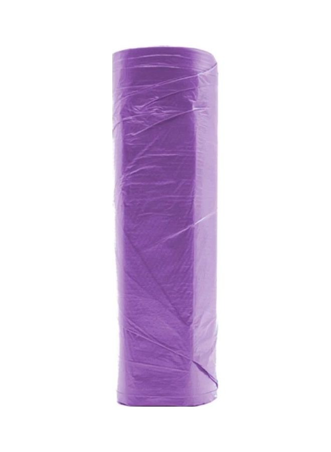 Vest-Style Disposable Plastic Bag Purple