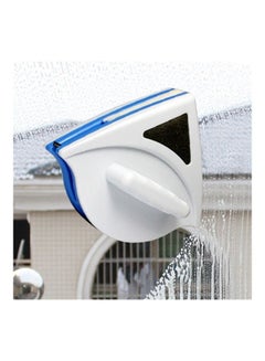 Generic Double Sided Magnetic Window Glass Cleaner Wiper White/Blue 