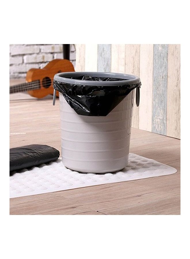 50-Piece Vest-style Thicken Disposable Plastic Garbage Bag Black - Image 5