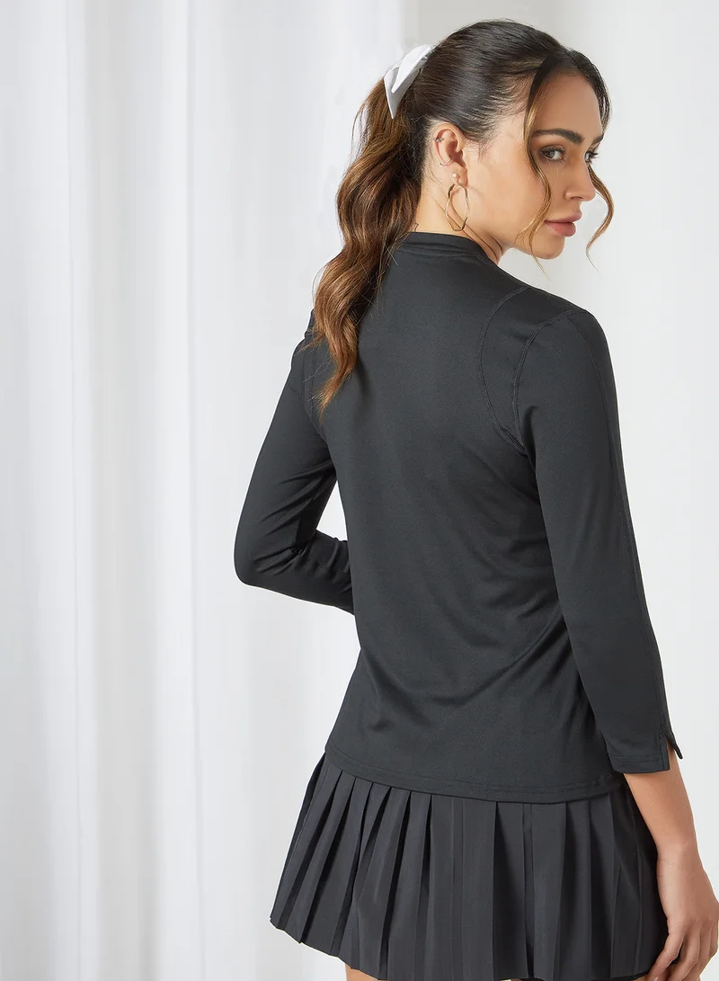 Nike Court Dri-FIT UV Victory T-Shirt Black