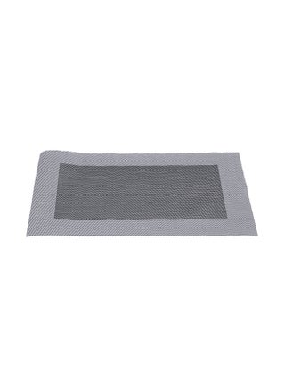 6-Piece Non-Slip Heat Resistant Place Mat Silver/Black 45x30cm - v1625740911/N17948796A_1