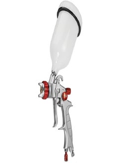 Crown CT38086 H.V.L.P. Spray Gun 600ml,1.4mm,30-43 psi White/Silver/Red 1.4mm  - Image 1