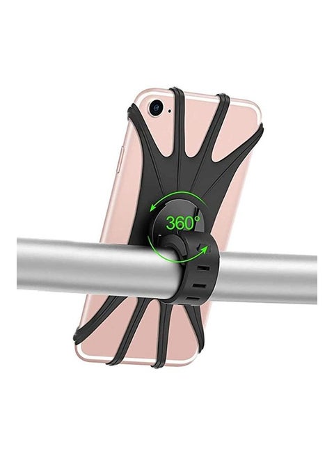 Bicycle Handlebar Silicone Cell Phone Holder