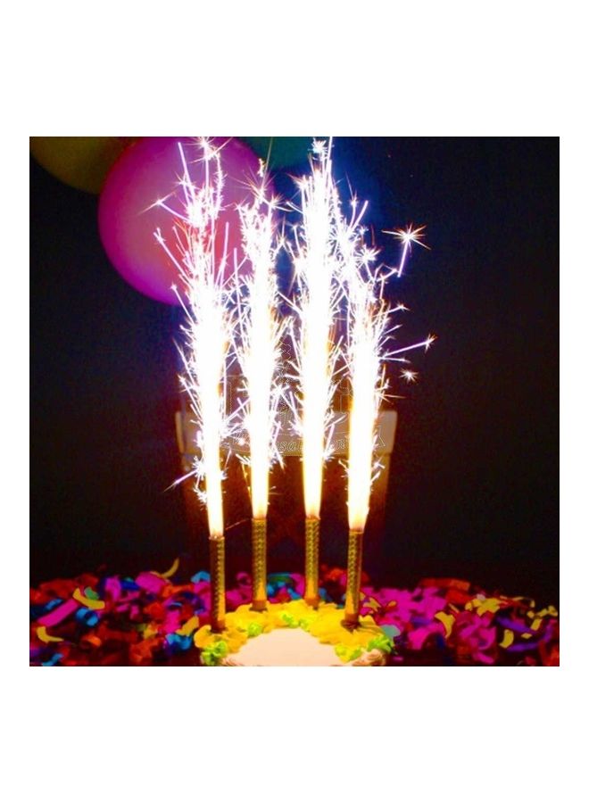 طقم من 6 شموع لامعة لأعياد الميلاد لامعة 30سم - Image 1