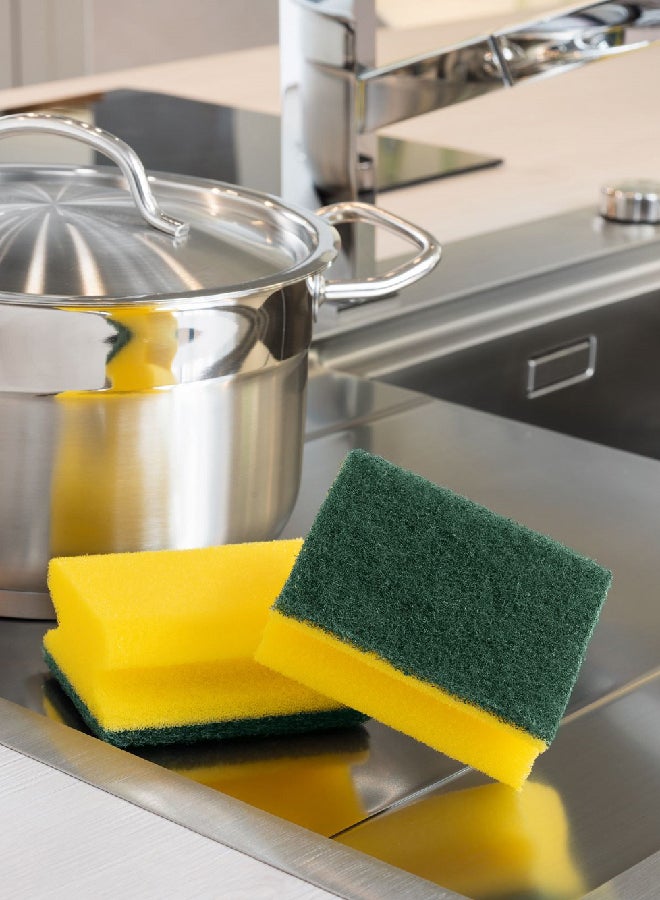 Scotch Brite 8-Piece Classic Nail Saver Scrub Sponge Multicolour  - Image 4
