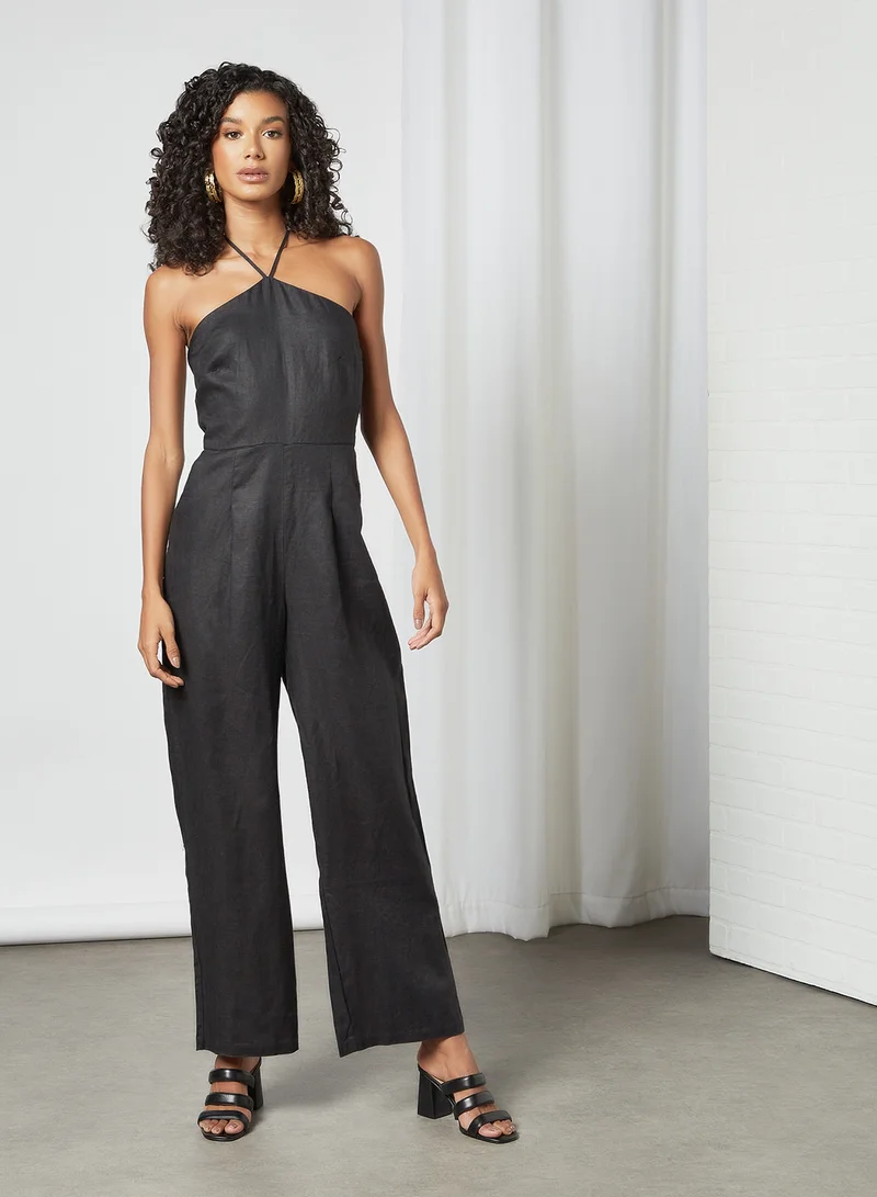 NA-KD Halter Neck Jumpsuit